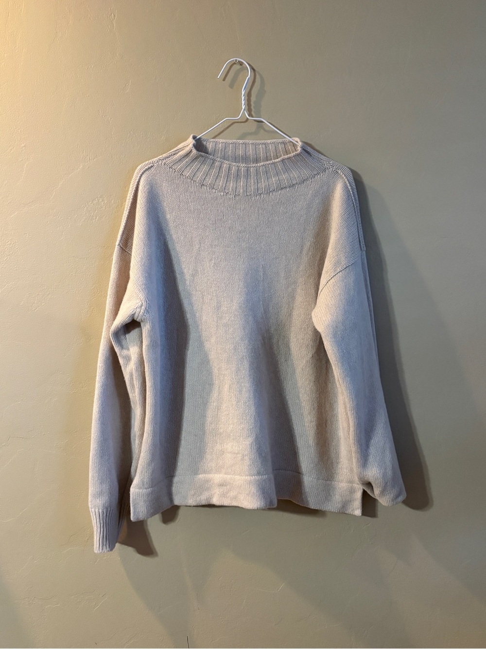 Margaret Howell 100% Lambswool Wide Neck Sweater